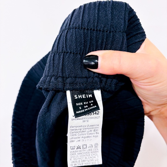 SHEIN Black cotton shorts - Picture 7 of 8